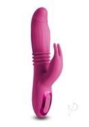 Inya Passion Rechargeable Silicone Rabbit Vibrator - Pink